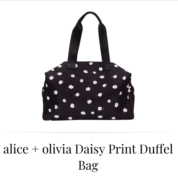 Alice + Olivia Bags Daisy Print Duffle Bag Poshmark